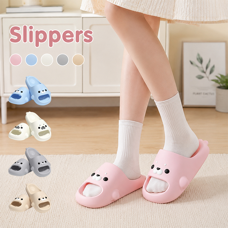 Mule Slip On - 여성용 실내 슬리퍼, 여름용, 부드러운 밑창,