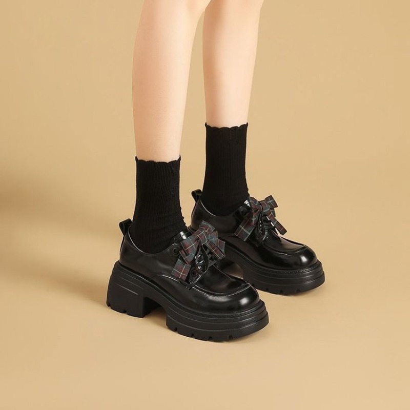 여성용 스위트 플라워 패턴 리본 장식 플랫폼 옥스퍼드  - Oxford Lace Up Women 리뷰 및 가격
