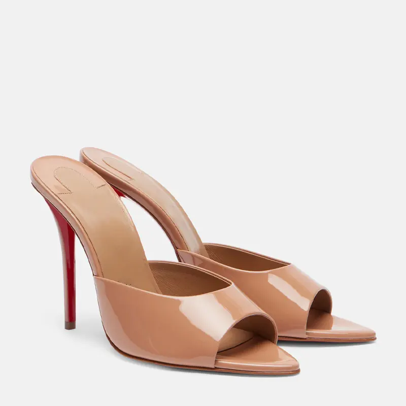 여성용 신발 새로운 뾰족한 오픈 토 로마 샌들 메탈 섹 - Women'S Shoes Quality 리뷰 및 가격