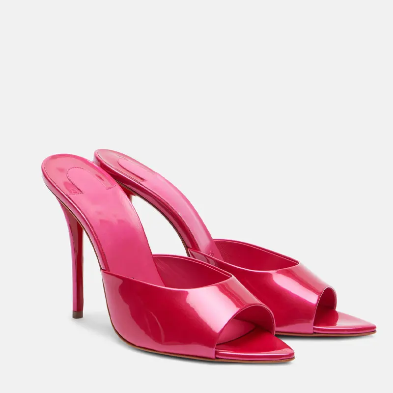 여성용 신발 새로운 뾰족한 오픈 토 로마 샌들 메탈 섹 - Women'S Shoes Quality 리뷰 및 가격