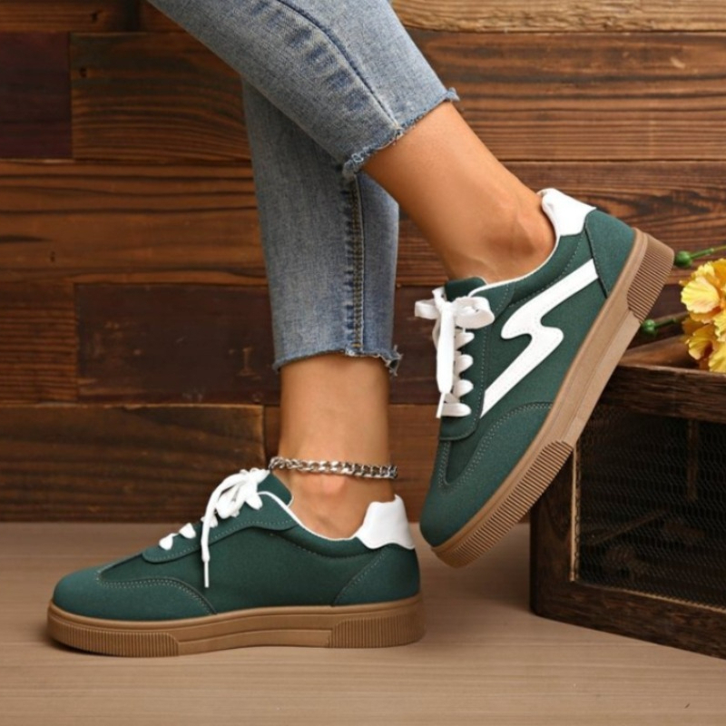 여성 테니스 스니커즈 플랫 여성 패션 혼합 색상 레이스 - Women Shoes Tennis 리뷰 및 가격