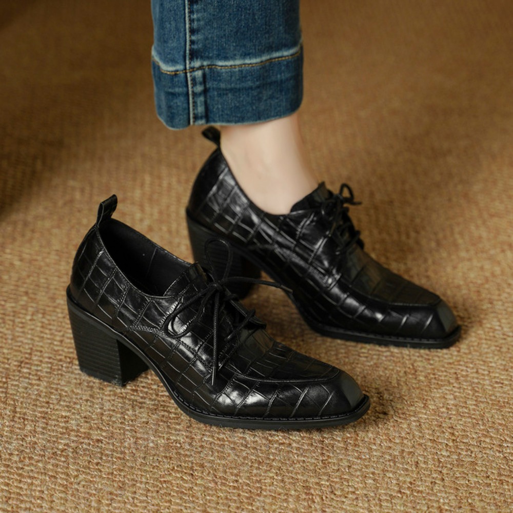 여성용 신발, 천연 가죽 소재, 2026년 봄 신상품, - Oxford Lace Up Women 리뷰 및 가격