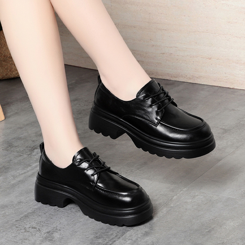 5cm 빈티지 딥 마우스 소프트 가죽 옥스포드 슈즈 여 - Oxford Lace Up Women 리뷰 및 가격